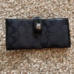 Black Coach Wallet